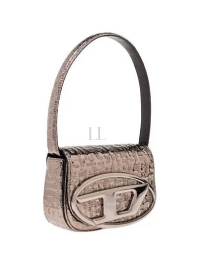 1DR Metallic Monogram Iconic Shoulder Bag Pink - DIESEL - BALAAN 2