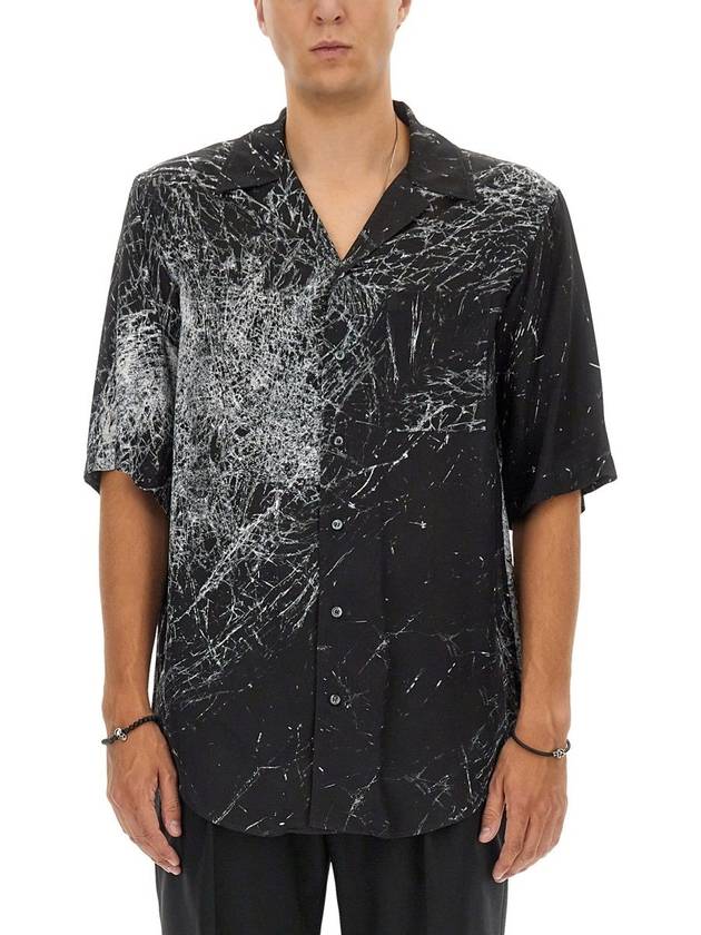 Alexander McQueen "Smashed Screen" Hawaiian Shirt - ALEXANDER MCQUEEN - BALAAN 4