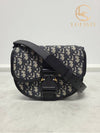 Used luxury goods Lewis It Beige Black Oblique Gallop Mini Strap Bag - DIOR - BALAAN 1