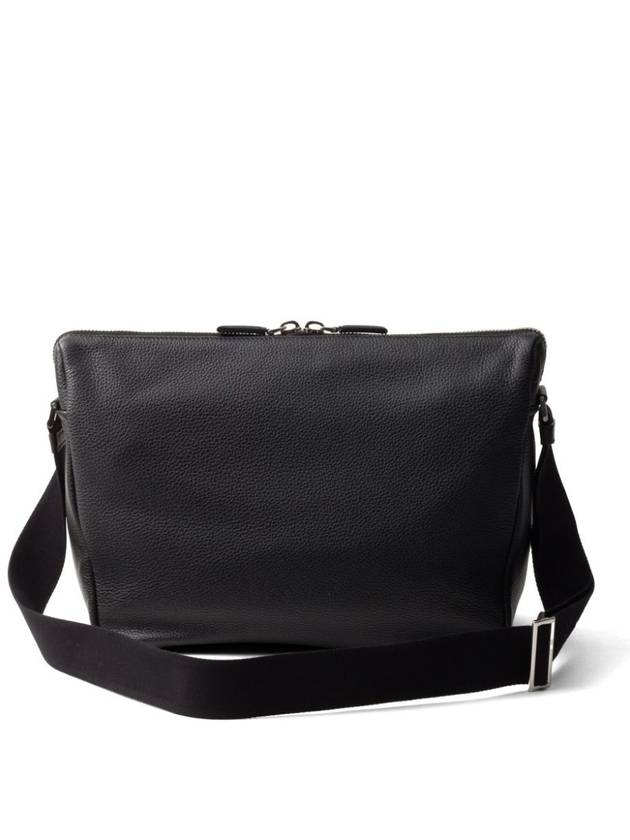 Leather Cross Bag Black - PRADA - BALAAN 6