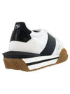 Suede eco friendly material James sneakers white black cream J1292TAP003N - TOM FORD - BALAAN 4