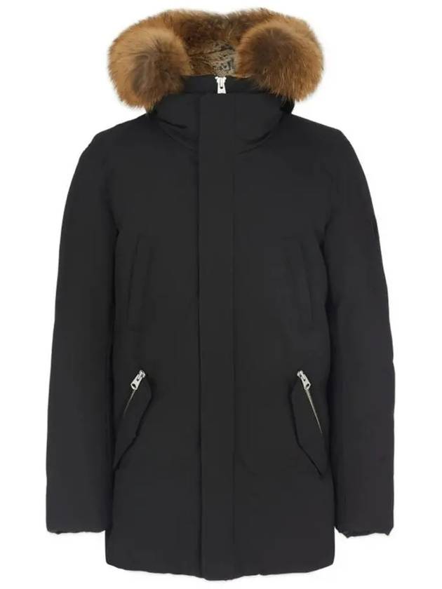 Edward Natural Fur Hooded Down Parka Black - MACKAGE - BALAAN 2