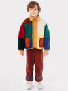 Color Block Sheepskin Jacket B224AC128 Italian Kids - BOBO CHOSES - BALAAN 5