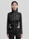 Satin Bike Jacket Black - FAN YOUNG - BALAAN 2