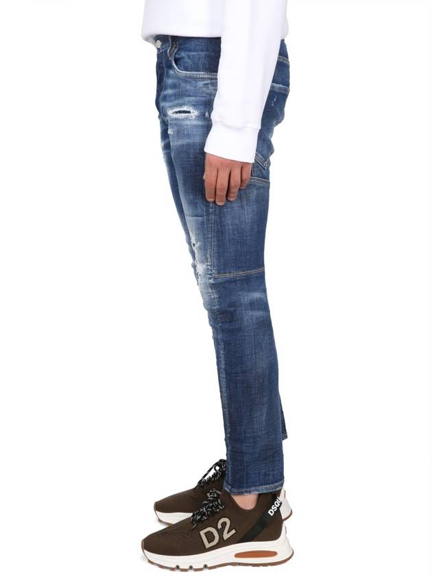 Tidy Biker Jeans Blue - DSQUARED2 - BALAAN 4