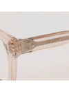 Eyewear Square Glasses Clear Beige - CELINE - BALAAN 6