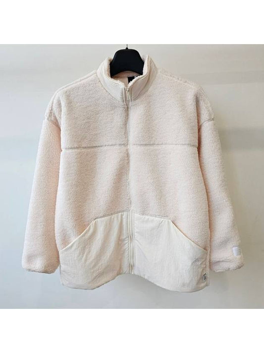 Fleece Jacket HS3440 Cream WOMENS L XL - ADIDAS - BALAAN 1