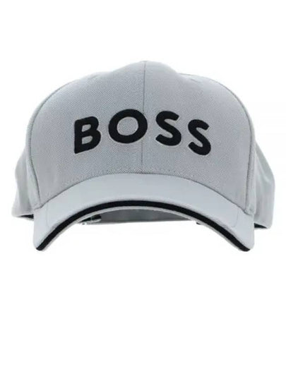 Embroidered Logo Ball Cap Grey - HUGO BOSS - BALAAN 2