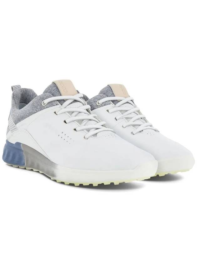 Women'ss 3 Spikeless Golf Shoes White Gray - ECCO - BALAAN 3