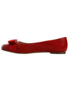 Varina Bellet Flats Red - SALVATORE FERRAGAMO - BALAAN.