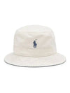 Cotton Bucket Hat Urbal Milk - POLO RALPH LAUREN - BALAAN 1