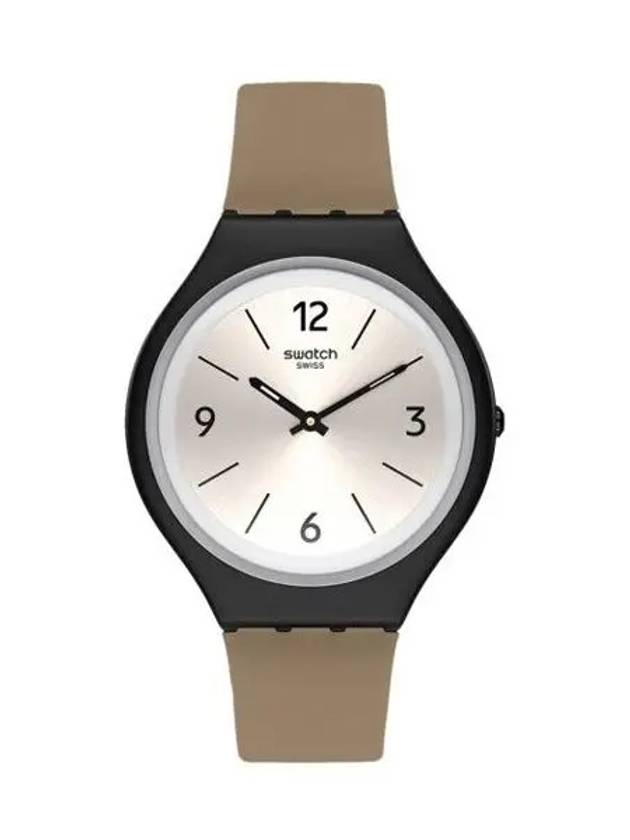 WRIST WATCH MEN LEATHER SKINSAND SVUB101 - SWATCH - BALAAN 1