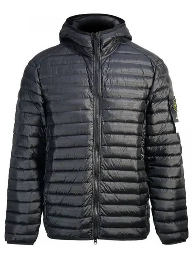 Loom Woven Chambers R-Nylon Down-TC Packable Jacket Black - STONE ISLAND - BALAAN 2