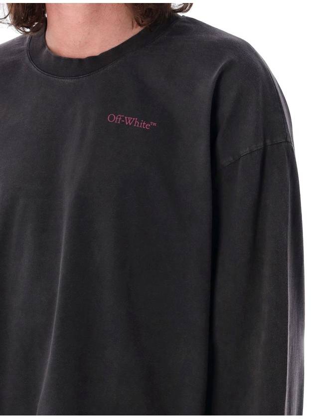 Pink Bacchus Skate Long Sleeve T Shirt Black - OFF WHITE - BALAAN 4