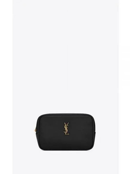 Calypso Cosmetic Pouch Bag Black - SAINT LAURENT - BALAAN 2