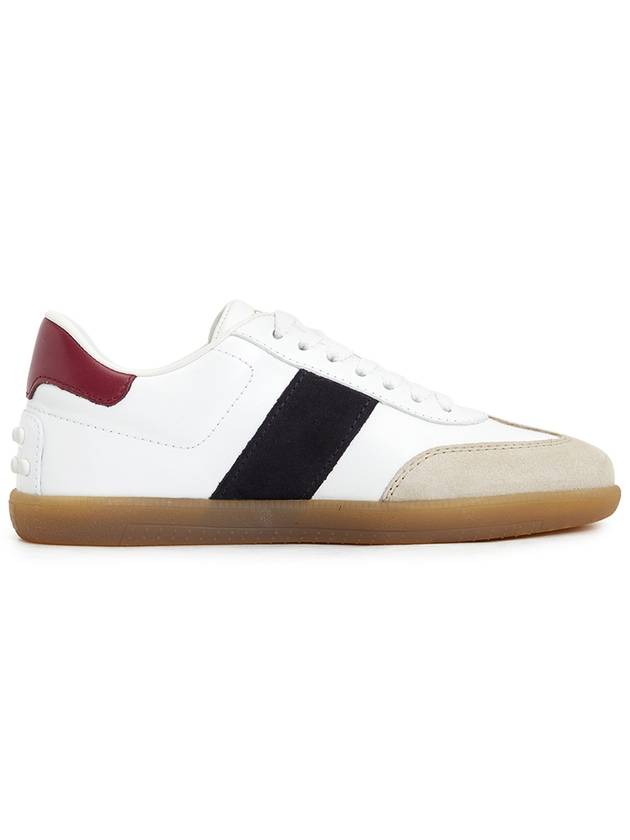 Women's Cassetta Leg Low Top Sneakers White - TOD'S - BALAAN 5