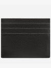 Oblique Saddle Card Wallet Black Beige - DIOR - BALAAN 5