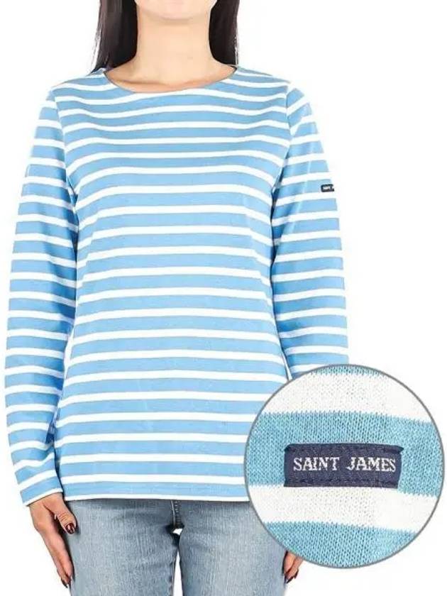 Women s Meridien long sleeve t shirt 270858 - SAINT JAMES - BALAAN 1