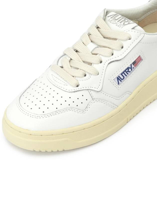 Medalist Goatskin Low Top Sneakers White - AUTRY - BALAAN 8