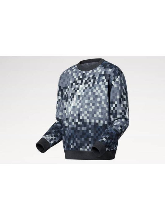 1AGHTO LV Lovers Damouflage Jacquard Pullover - LOUIS VUITTON - BALAAN 2