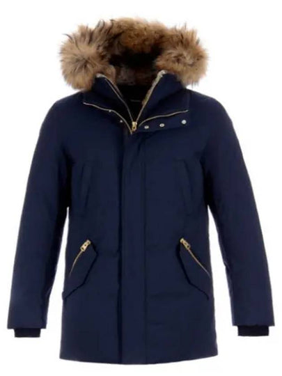 Edward Natural Fur Hooded Down Parka Navy - MACKAGE - BALAAN 2