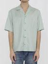 Oblique Short Sleeve Shirt Green - DIOR - BALAAN 1