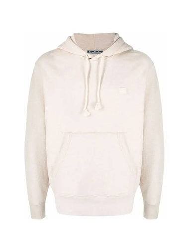 Face Patch Logo Hoodie Oatmeal - ACNE STUDIOS - BALAAN 1