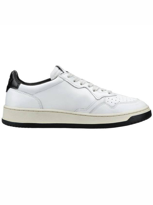 Medalist Leather Low Top Sneakers White - AUTRY - BALAAN 1