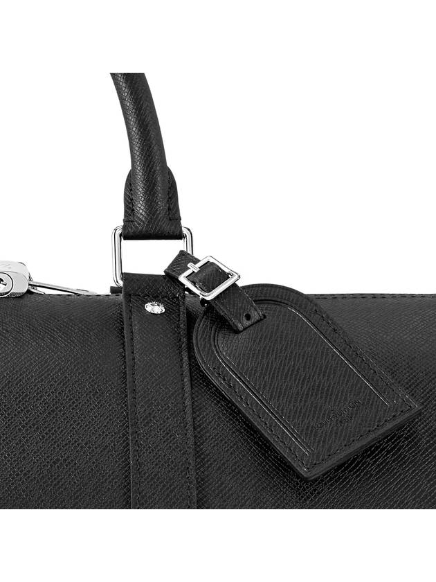 Keepall Bandouliere 50 Duffel Bag Black - LOUIS VUITTON - BALAAN 3