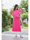 Recycled Maxi Skirt Pink - THE GREEN LAB - BALAAN 6