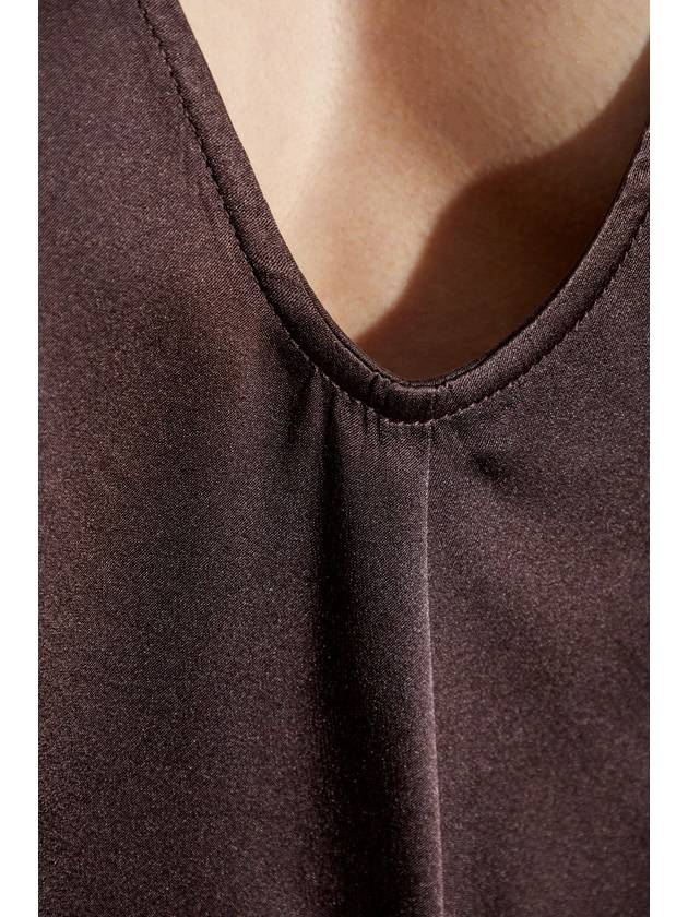 Forte_forte Sleeveless Silk Top, Women's, Brown - FORTE FORTE - BALAAN 5