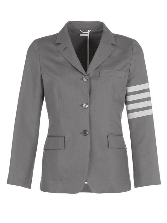 Women's Diagonal Armband Tailored Jacket Grey - THOM BROWNE - BALAAN 1