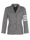 Women's Diagonal Armband Tailored Jacket Grey - THOM BROWNE - BALAAN 1