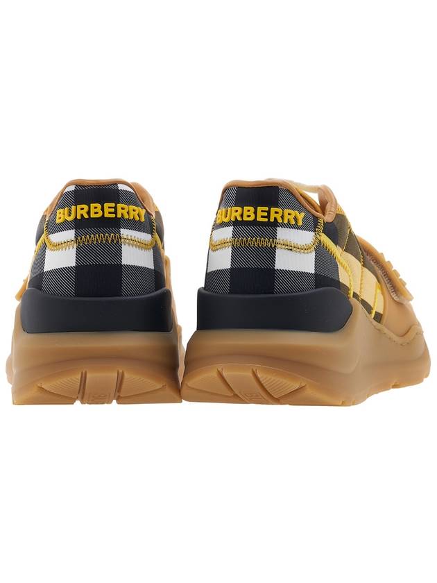 Vintage Check Ramsey Low Top Sneakers Yellow - BURBERRY - BALAAN 5