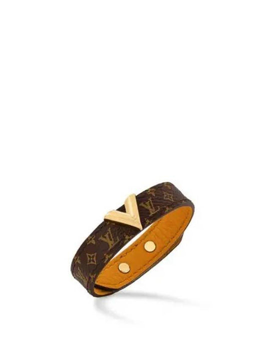 Essential V Monogram Bracelet Brown - LOUIS VUITTON - BALAAN 2