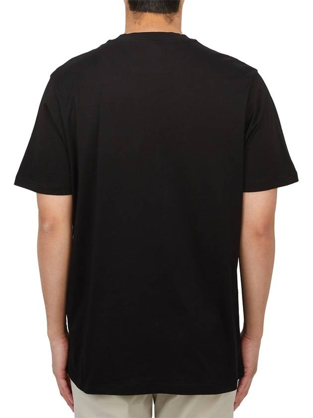 Logo Short Sleeve T-Shirt Black - CP COMPANY - BALAAN 4