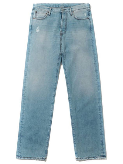 Regular Fit Cotton Jeans Light Blue - ACNE STUDIOS - BALAAN 2