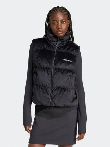 Regen Velvet Down Vest BLACK - ADIDAS - BALAAN 1