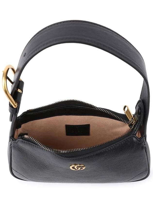 Aphrodite Double G Small Shoulder Bag Black - GUCCI - BALAAN 6