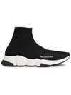 Speed Trainer High Top Sneakers Black - BALENCIAGA - BALAAN 4