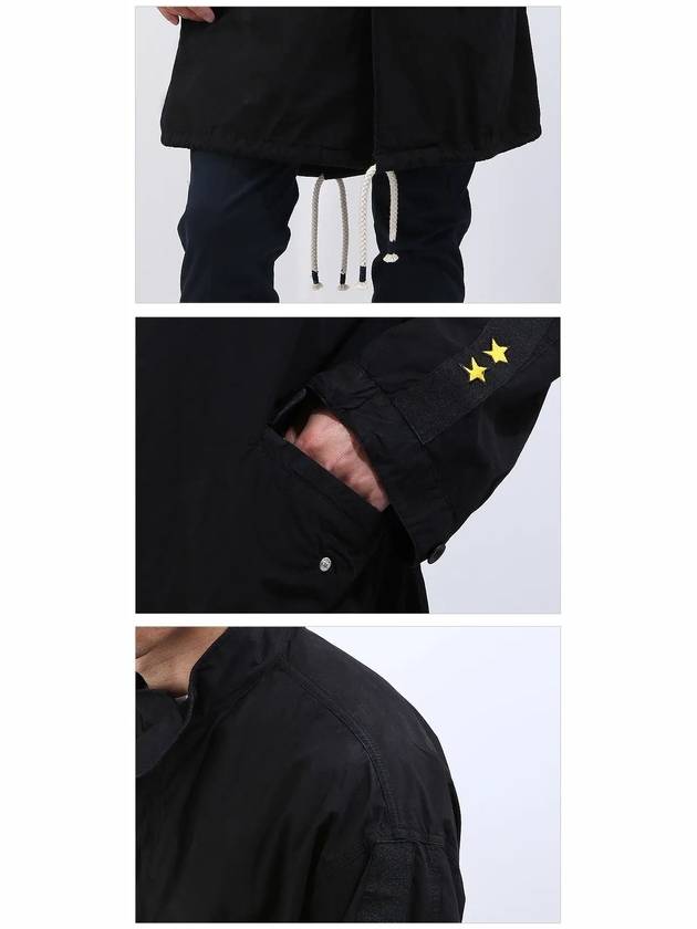 LOGO PARKA BLACK - THE EDITOR - BALAAN 6