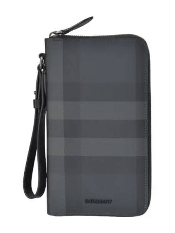 Check travel wallet men s long - BURBERRY - BALAAN 1