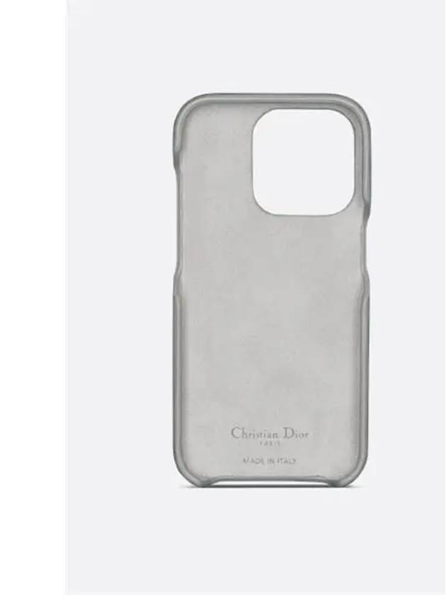 Saddle 15 Pro Iphone Case Grey - DIOR - BALAAN 3