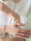 Rococo Baguette Bracelet Silver - SOSOO - BALAAN 2