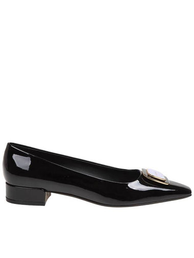 Salvatore Ferragamo Patent Leather Ballerina - SALVATORE FERRAGAMO - BALAAN 1