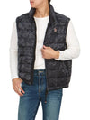 Men's Mornans Down Vest Dark Grey - MONCLER - BALAAN 7