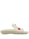 Stingray Applique Detail Slippers White - BURBERRY - BALAAN 1