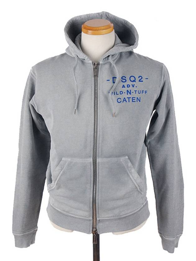 Wild Tough Zip Up Hoodie Grey - DSQUARED2 - BALAAN 3