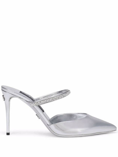 strap sandals heel silver - DOLCE&GABBANA - BALAAN 2