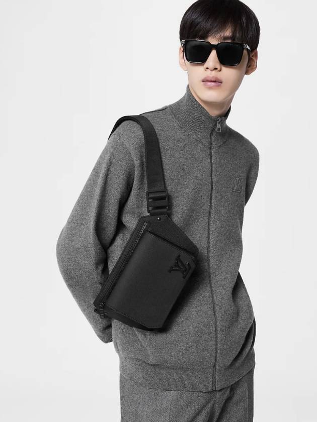 Takeoff Aerogram Sling Belt Bag Black - LOUIS VUITTON - BALAAN 3